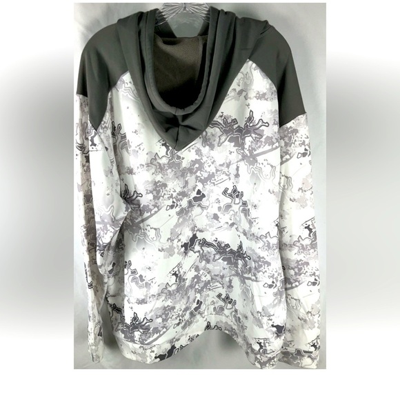 RedHead Brand Co Mens White/Gray Mens XL  Viper Camo Drawstring Pullover Hoodie - Picture 2 of 8